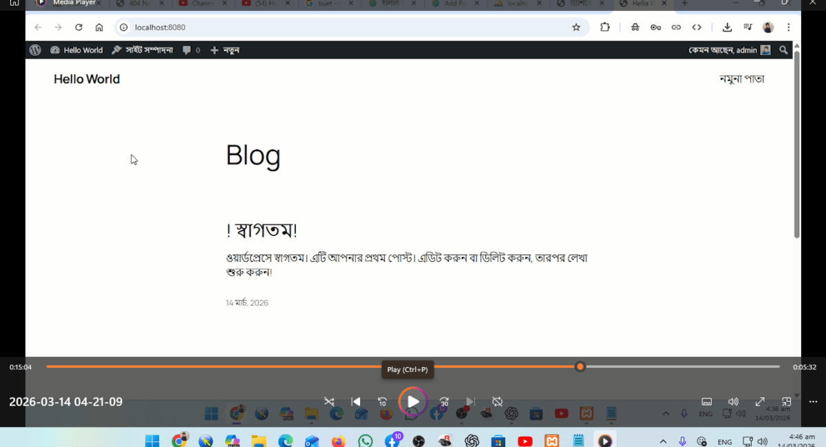 Wordpress localhost